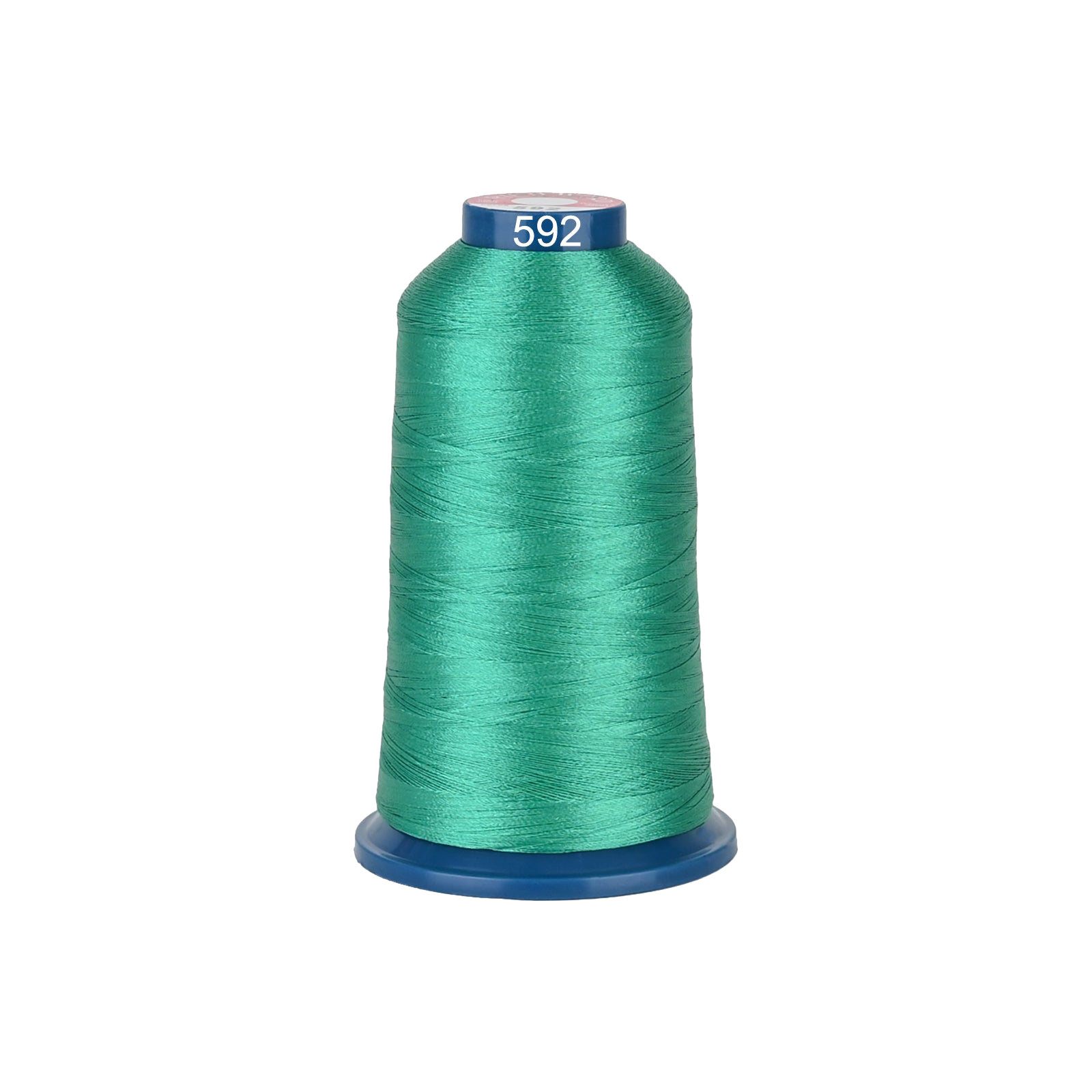 PooLin Polyester Embroidery Thread, 4000m 108D/2 40WT, Color 592 Green