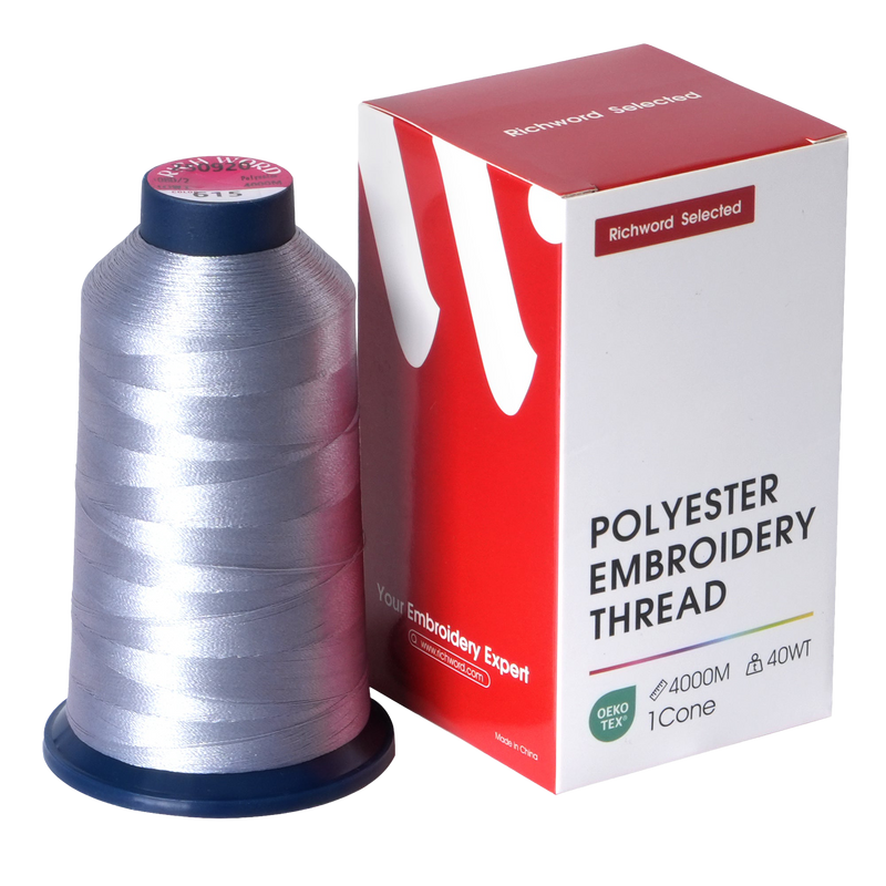 2026 Richword Selected 4000m 108D/2 40wt Polyester Thread-615-Classic color