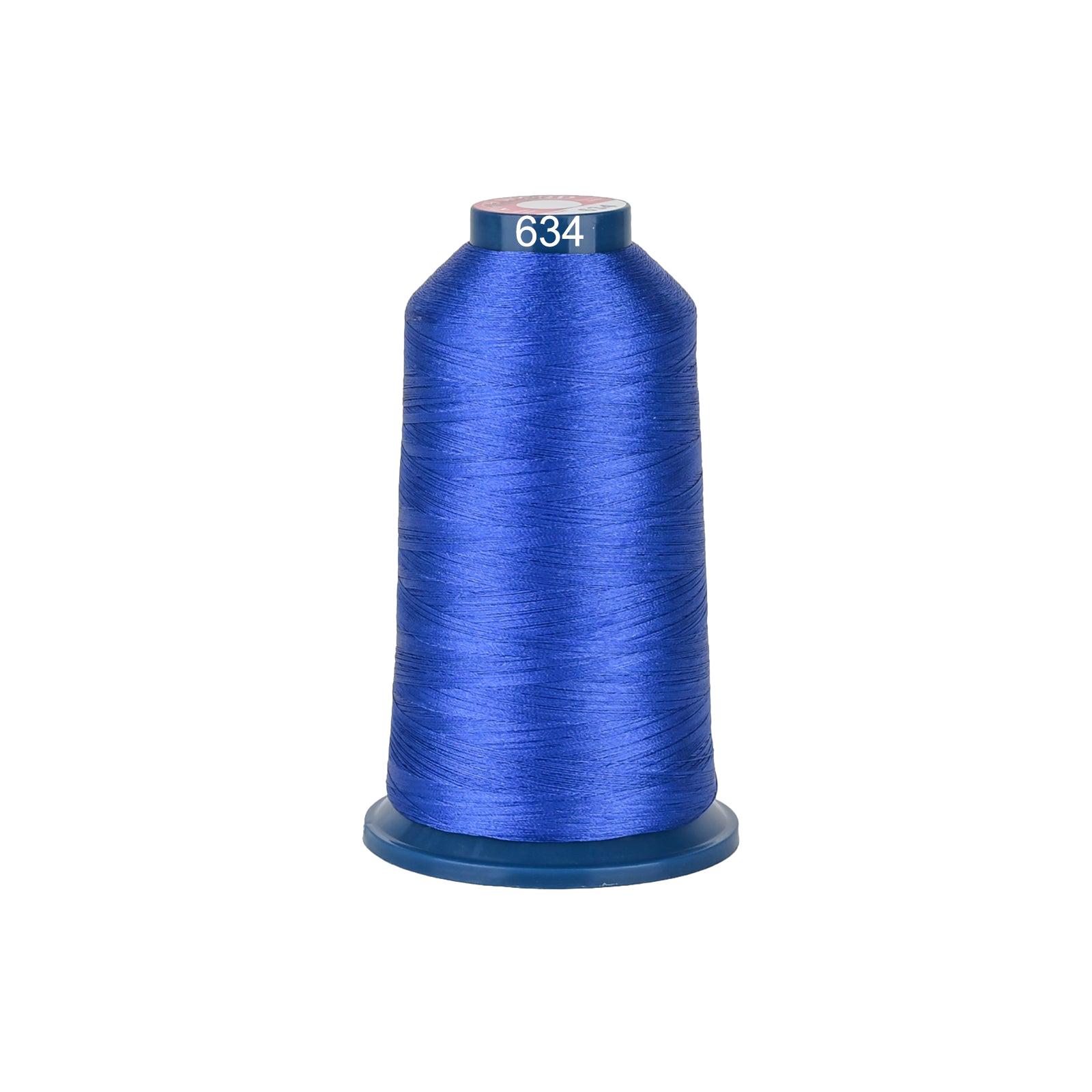 PooLin Polyester Embroidery Thread, 4000m 108D/2 40WT, Color 634 Blue