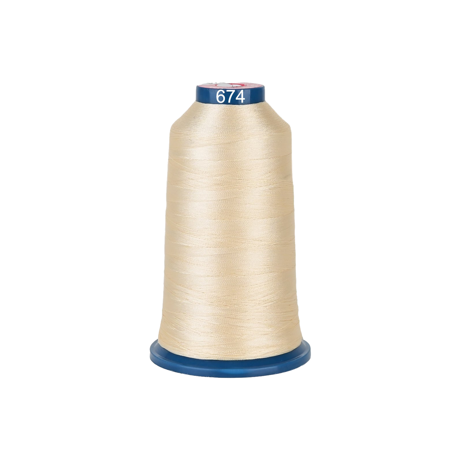 PooLin Polyester Embroidery Thread, 4000m 108D/2 40WT, Color 674 Yellow