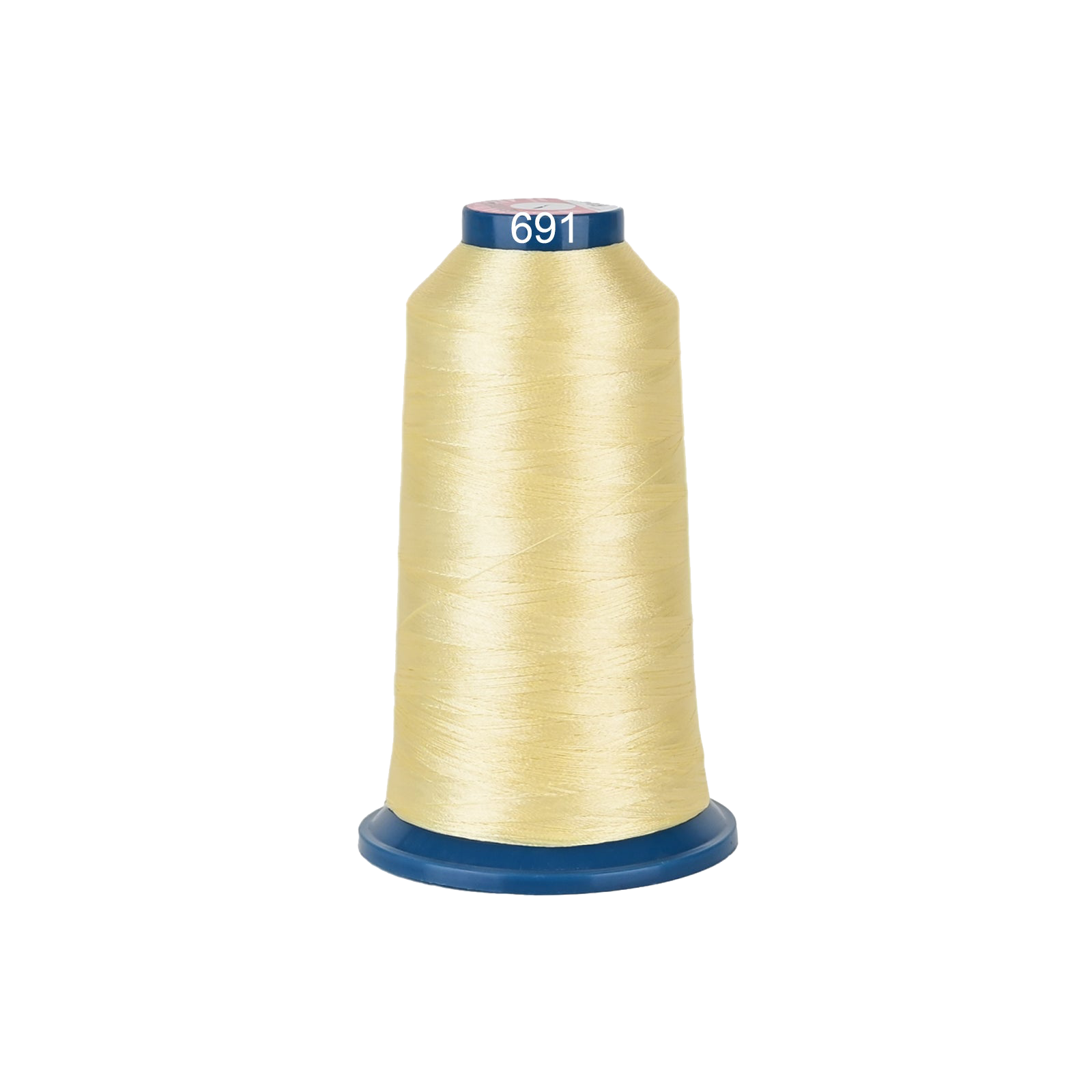 PooLin Polyester Embroidery Thread, 4000m 108D/2 40WT, Color 691 Yellow