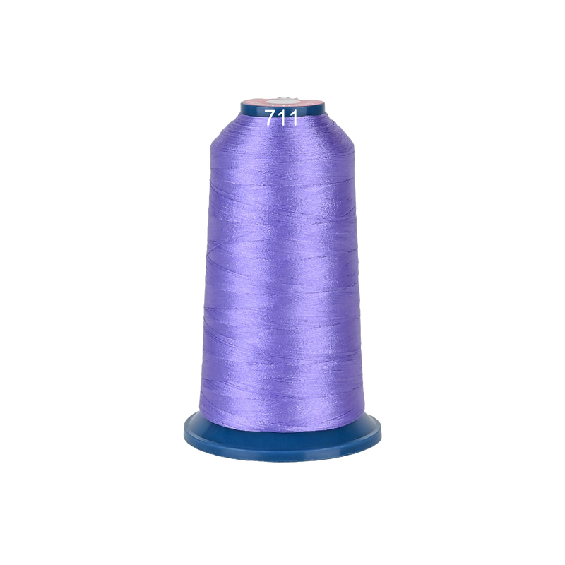 PooLin Polyester Embroidery Thread, 4000m 108D/2 40WT, Color 711 Purple