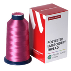 PooLin Polyester Embroidery Thread, 4000m 108D/2 40WT, Color 73 Pink