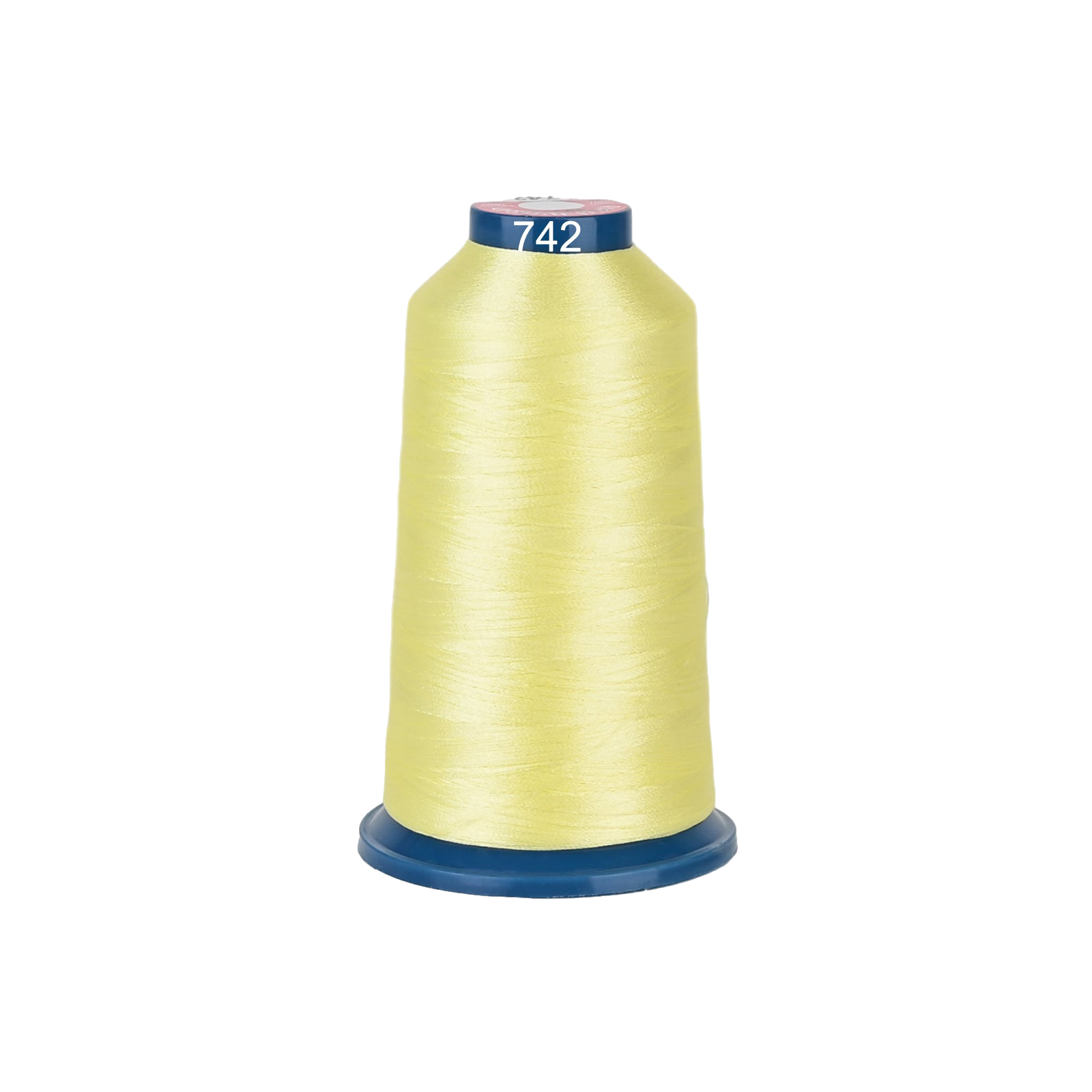 PooLin Polyester Embroidery Thread, 4000m 108D/2 40WT, Color 742 Yellow