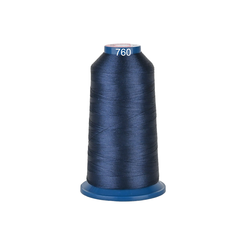 PooLin Polyester Embroidery Thread, 4000m 108D/2 40WT, Color 760 Blue