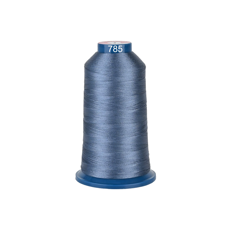 PooLin Polyester Embroidery Thread, 4000m 108D/2 40WT, Color 785 Blue