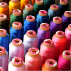 PooLin Embroidery Thread Set 6 Colors 800m 108D/2 40WT Polyester Thread