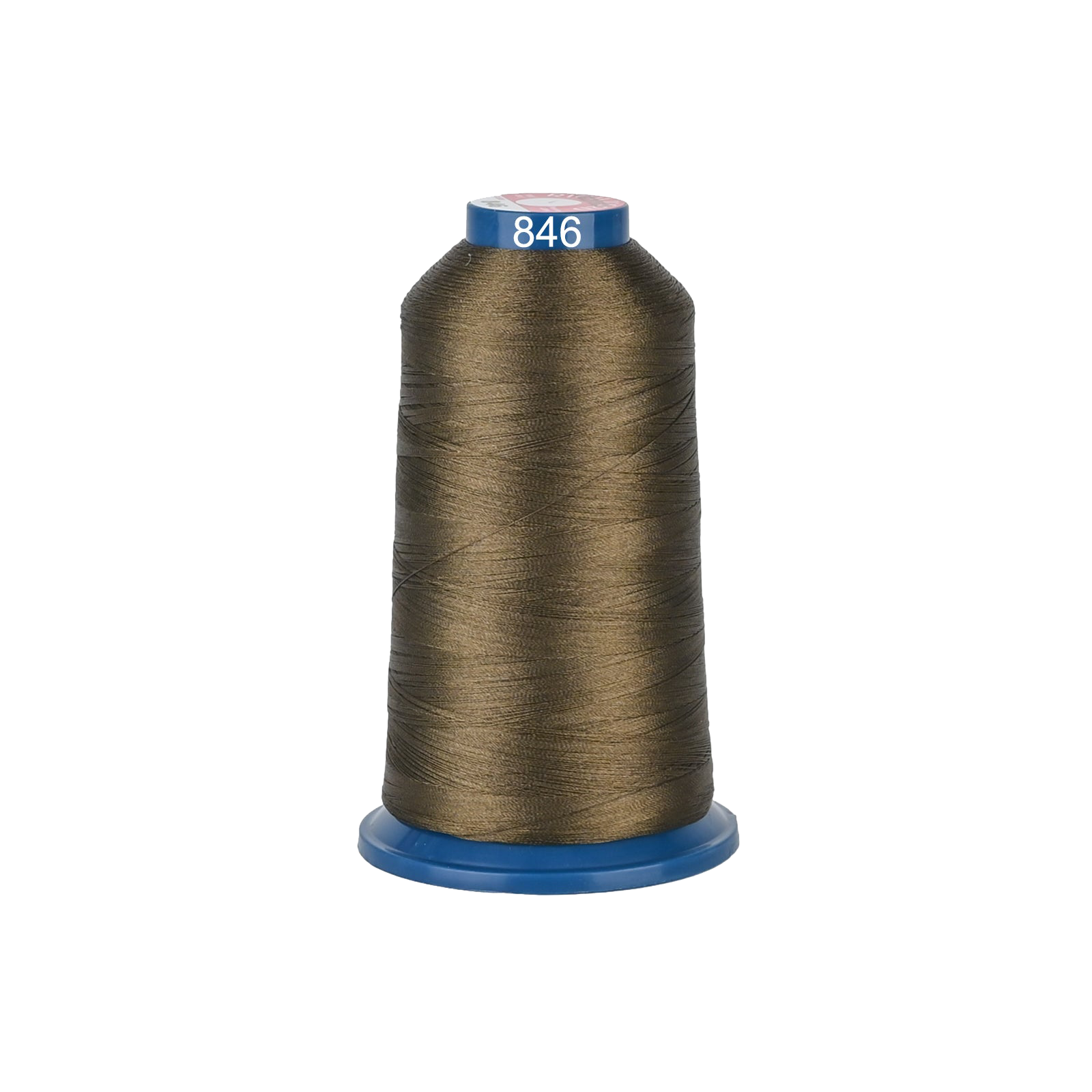 PooLin Polyester Embroidery Thread, 4000m 108D/2 40WT, Color 846 Olive Brown