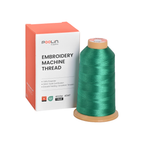 PooLin Polyester Embroidery Thread, 4000m 108D/2 40WT, Color 856 Emerald Green