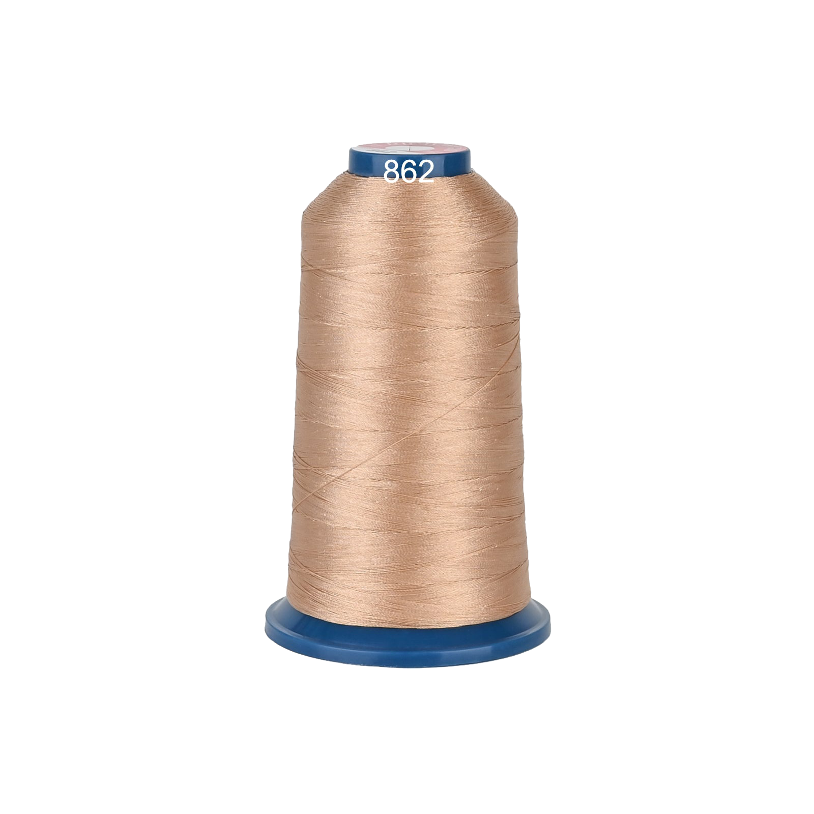 PooLin Polyester Embroidery Thread, 4000m 108D/2 40WT, Color 862 Champagne Beige