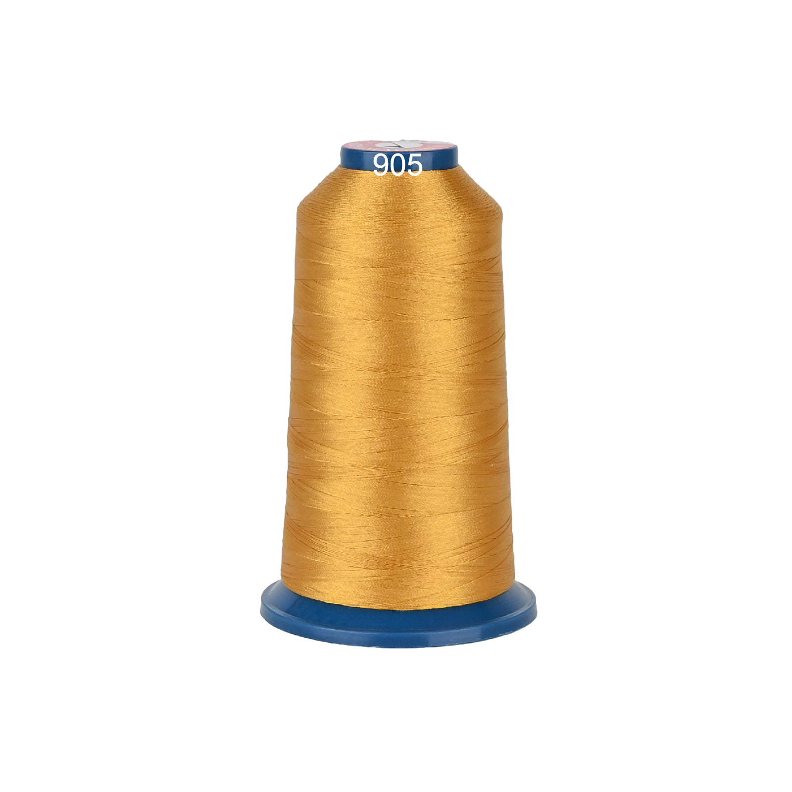 PooLin Polyester Embroidery Thread, 4000m 108D/2 40WT, Color 905 Golden Yellow