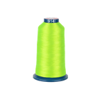 PooLin Polyester Embroidery Thread, 4000m 108D/2 40WT, Color 914 Neon Lime Green