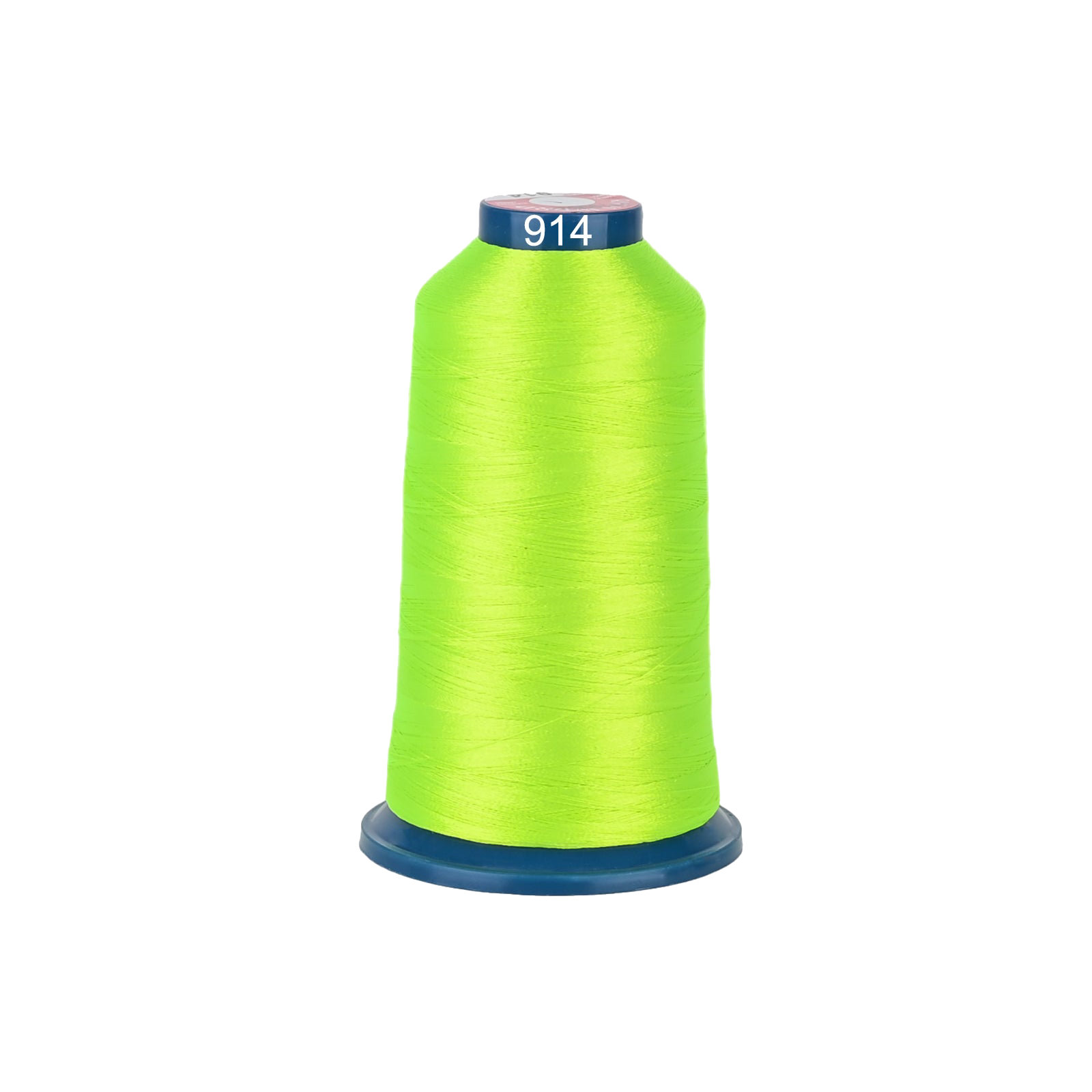 PooLin Polyester Embroidery Thread, 4000m 108D/2 40WT, Color 914 Neon Lime Green