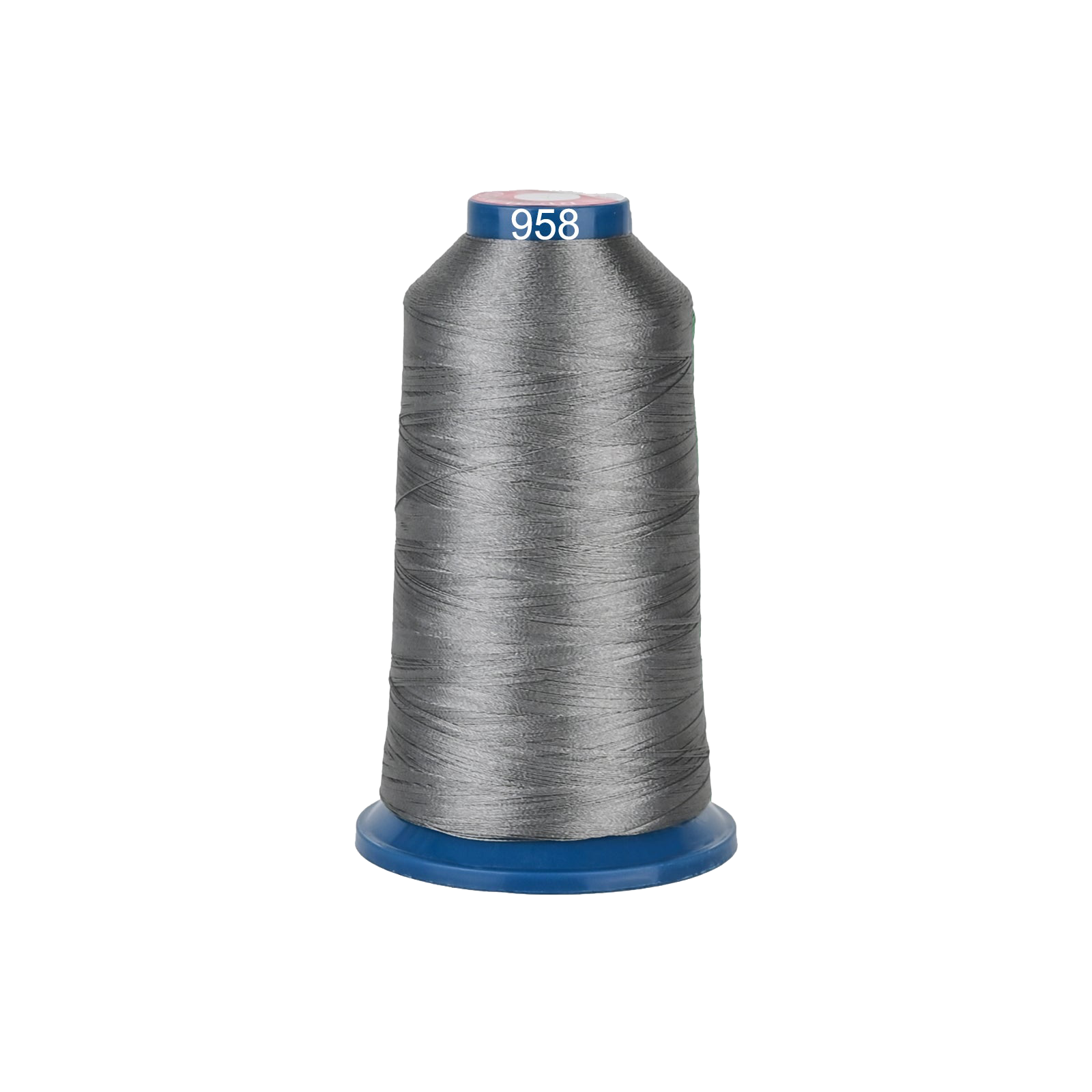 PooLin Polyester Embroidery Thread, 4000m 108D/2 40WT, Color 958 Dark Silver Gray