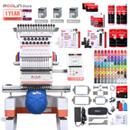 PooLin EOM Commercial Embroidery Machine 15-Needle Upgrade, Designed for Beginners