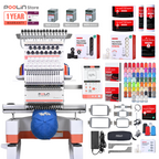 PooLin EOM Commercial Embroidery Machine 15-Needle Upgrade, Designed for Beginners