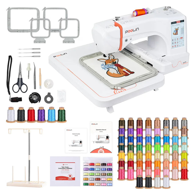 PooLin EOC06 Your First Flagship Home Embroidery Machine