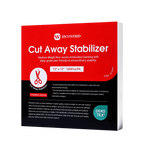 PooLin Cut Away Embroidery Stabilizer Backing Sheets 2.5oz 12in x 12in 100pcs