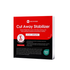PooLin Cut Away Embroidery Stabilizer Backing Sheets 2.5oz 9in x 9in 100pcs