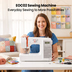 PooLin EOC02 Multi-Function Sewing Machine: More patterns and more sophisticated decorative stitches