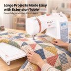 PooLin EOC02 Multi-Function Sewing Machine: More patterns and more sophisticated decorative stitches