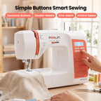 PooLin EOC02 Multi-Function Sewing Machine: More patterns and more sophisticated decorative stitches