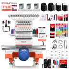 PooLin EOX Commercial Flagship Embroidery Machine –  15 Needles, Large 350mm×500mm Embroidery Area