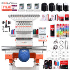 PooLin EOX Commercial Flagship Embroidery Machine –  15 Needles, Large 350mm×500mm Embroidery Area