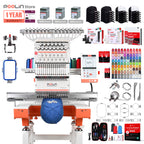 PooLin EOX Commercial Flagship Embroidery Machine –  15 Needles, Large 350mm×500mm Embroidery Area