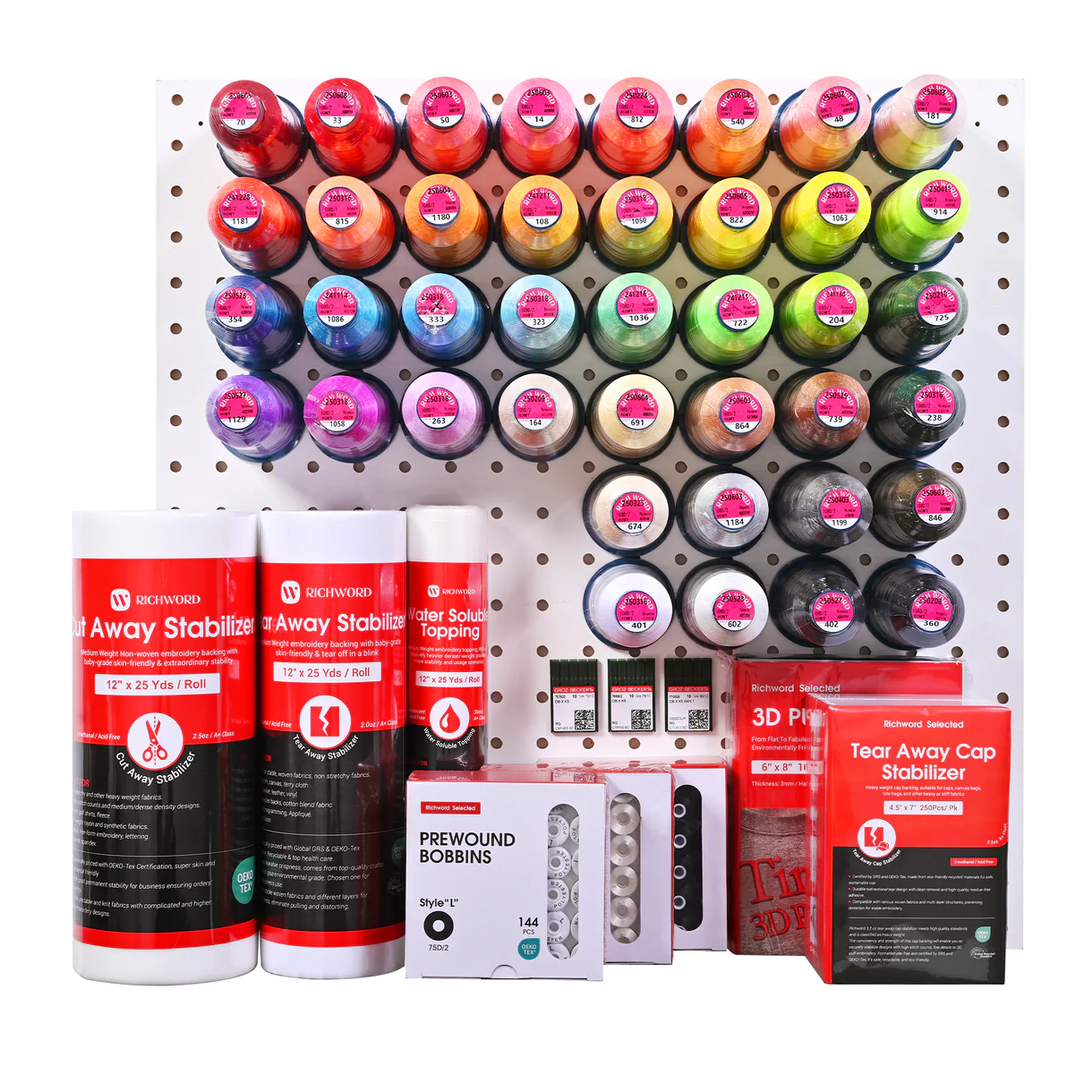 Embroidery Consumables Kit (Suitable for Multi-Needle Embroidery Machines)