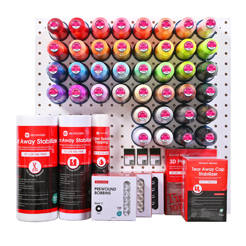 Embroidery Consumables Kit (Suitable for Multi-Needle Embroidery Machines)