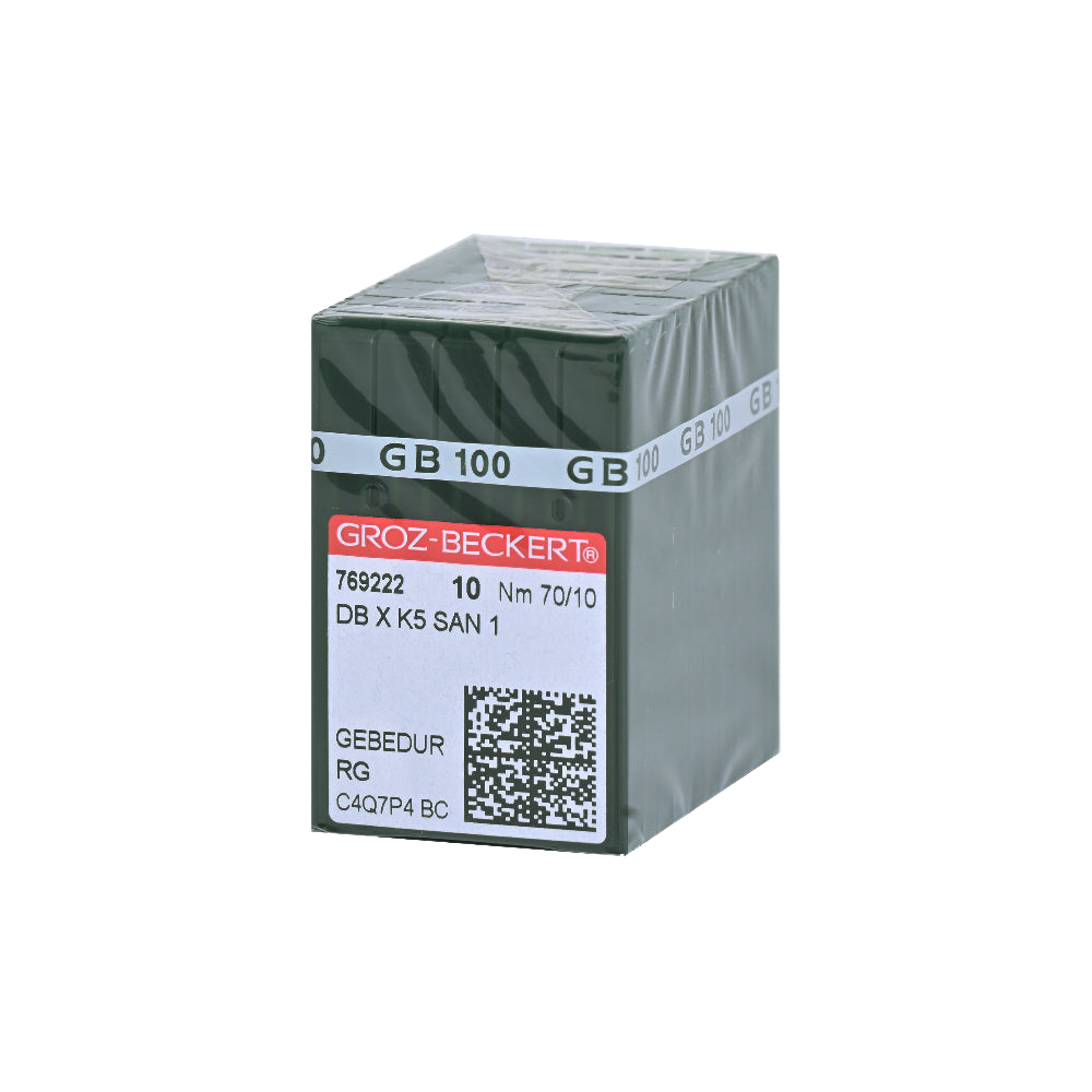 GROZ DB×K5 SAN1  RG Nm70/10 Round Shank Embroidery Needle for Industrial Embroidery Machine 10packs