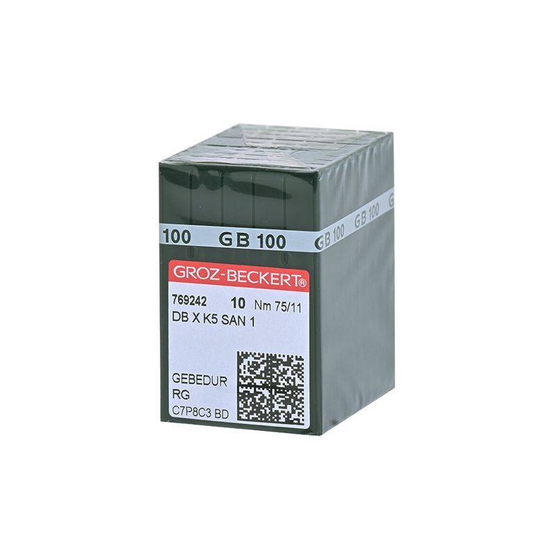 GROZ DB×K5 SAN1  RG Nm75/11 Round Shank Embroidery Needle for Industrial Embroidery Machine 10packs