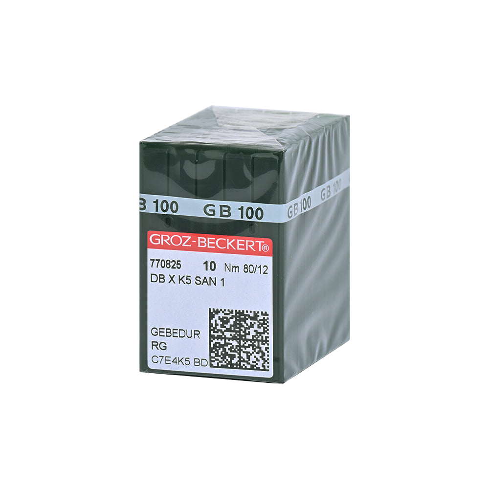 GROZ DB×K5 SAN1  RG Nm80/12 Round Shank Embroidery Needle for Industrial Embroidery Machine 10packs