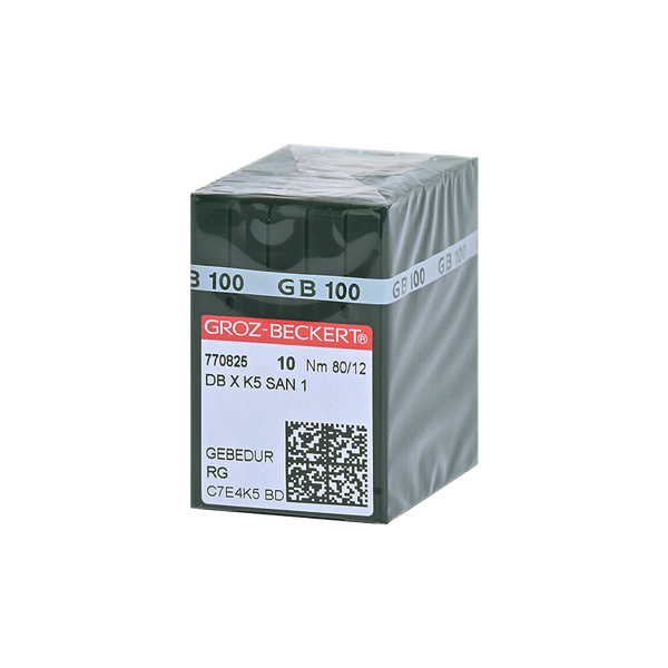 GROZ DB×K5 SAN1  RG Nm80/12 Round Shank Embroidery Needle for Industrial Embroidery Machine 10packs