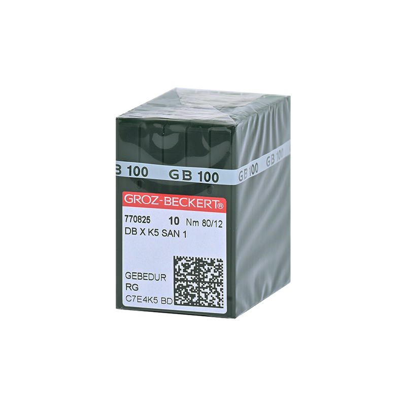GROZ DB×K5 SAN1  RG Nm80/12 Round Shank Embroidery Needle for Industrial Embroidery Machine 10packs
