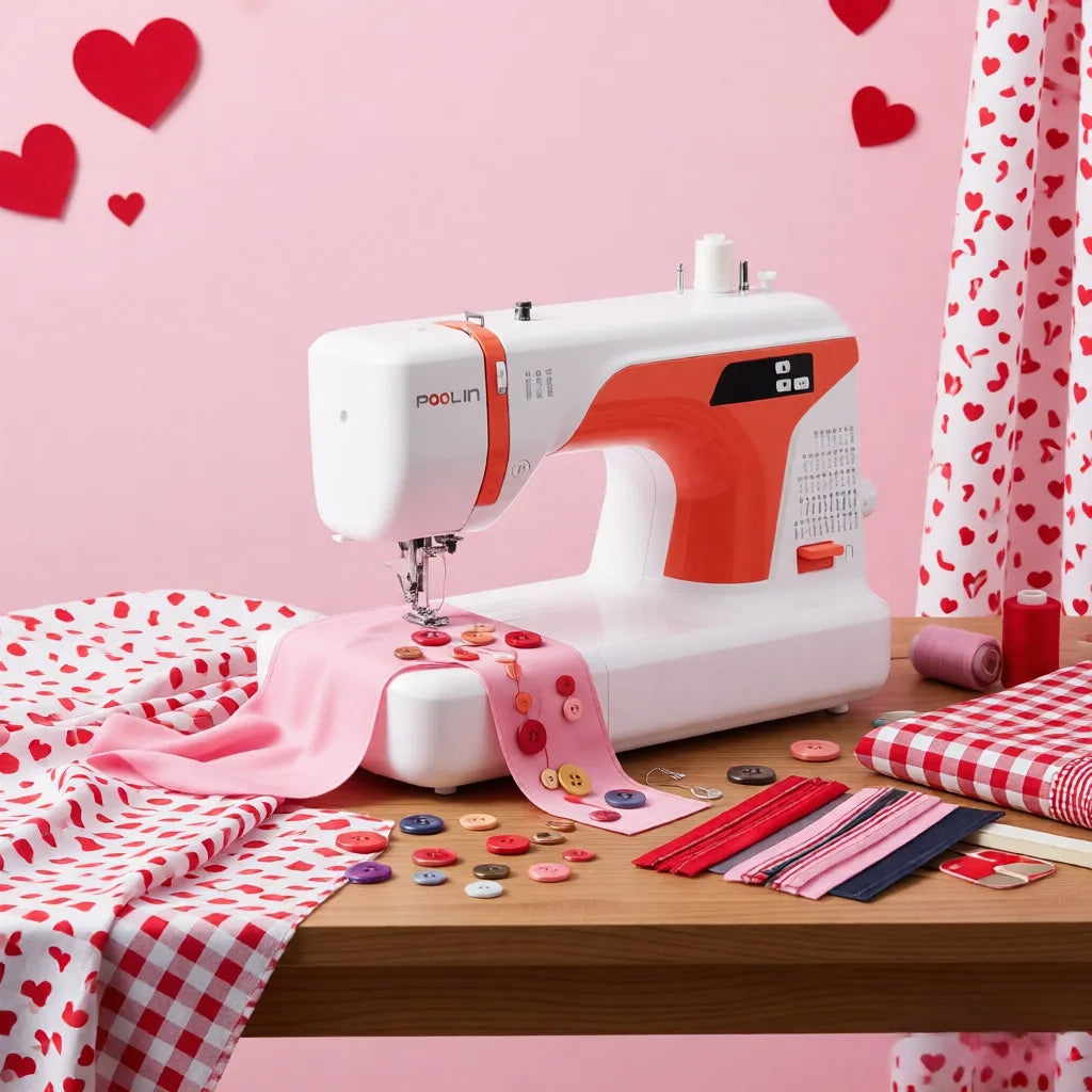 PooLin EOC01RE Computerized Sewing Machine for Beginners