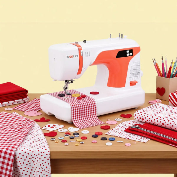 PooLin EOC01RE Computerized Sewing Machine for Beginners