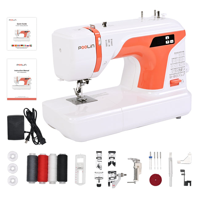 PooLin EOC01RE Computerized Sewing Machine for Beginners