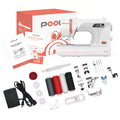 PooLin EOC01 Computerized Sewing Machine, 107 Stitches, Twin Needle