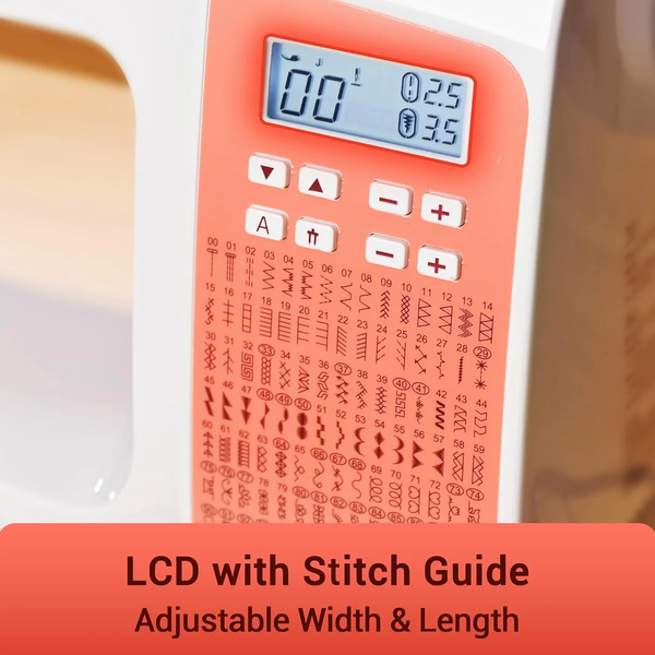 PooLin EOC02RE Computerized Sewing Machine for Beginners Friendly