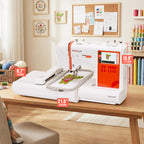 PooLin EOC03RE Your Home Automatic Embroidery Machine Computerized for Beginners