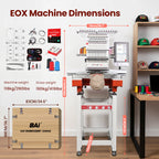 PooLin EOX Commercial Flagship Embroidery Machine –  15 Needles, Large 350mm×500mm Embroidery Area