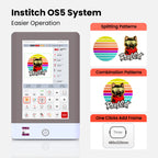 PooLin EOX Commercial Flagship Embroidery Machine –  15 Needles, Large 350mm×500mm Embroidery Area