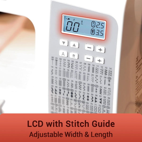 PooLin EOC02 Multi-Function Sewing Machine: More patterns and more sophisticated decorative stitches