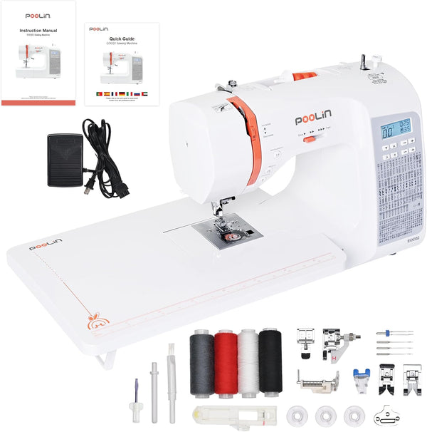 PooLin EOC02 Multi-Function Sewing Machine: More patterns and more sophisticated decorative stitches