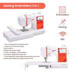 Poolin EOC03 (2in1) Newest homeuse automatic embroidery machine computerized for Crafters and Start Business
