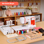 Poolin EOC03 (2in1) Newest homeuse automatic embroidery machine computerized for Crafters and Start Business