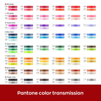 PooLin Polyester Embroidery Thread Set 2 Rolls Red 4000m 40WT 4374Y