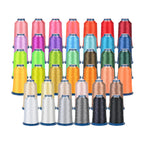 PooLin Polyester Embroidery Thread Set 40 Colors 4000m 108D/2 40WT